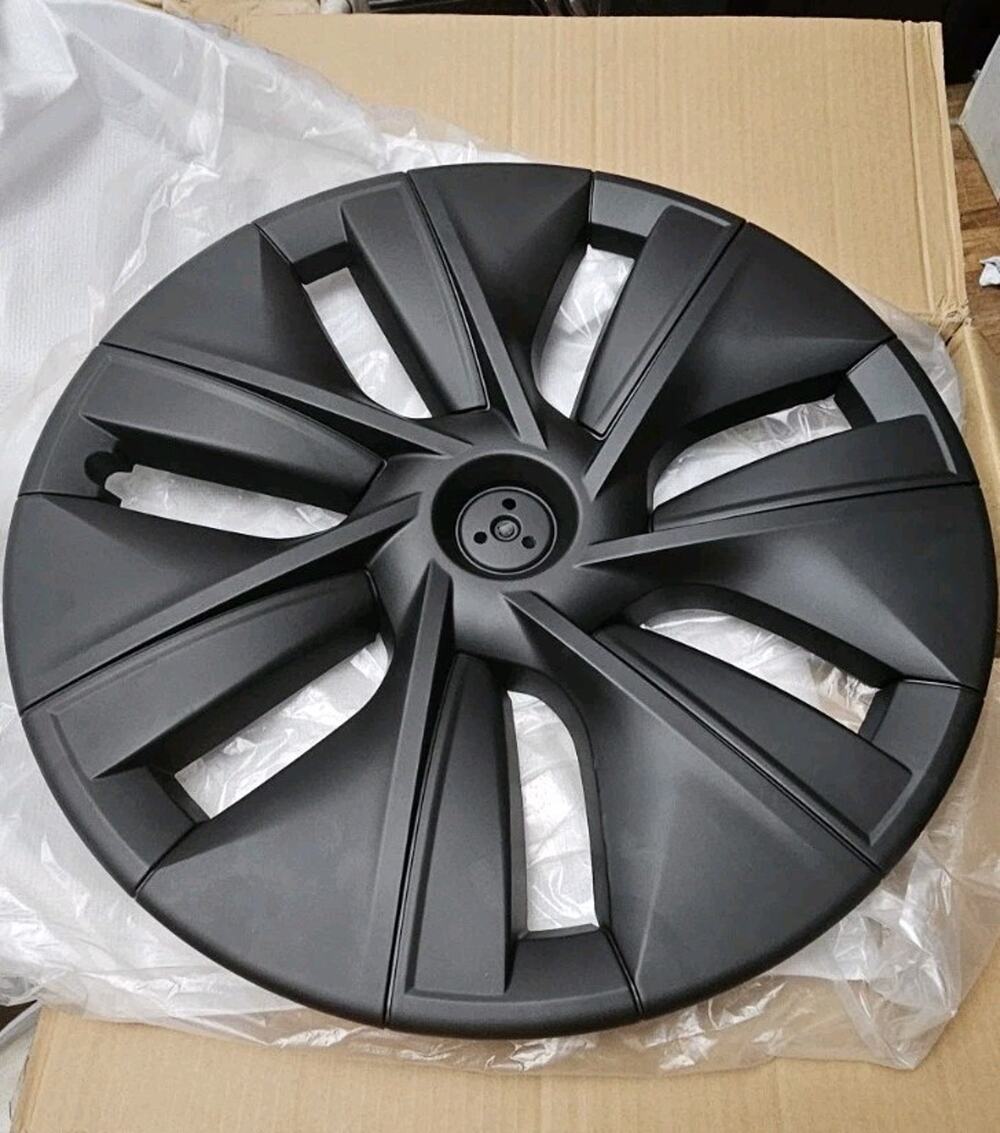 Hubcaps For Tesla Y 21" Set of 4 Wheel Storm Black For 2020-2025